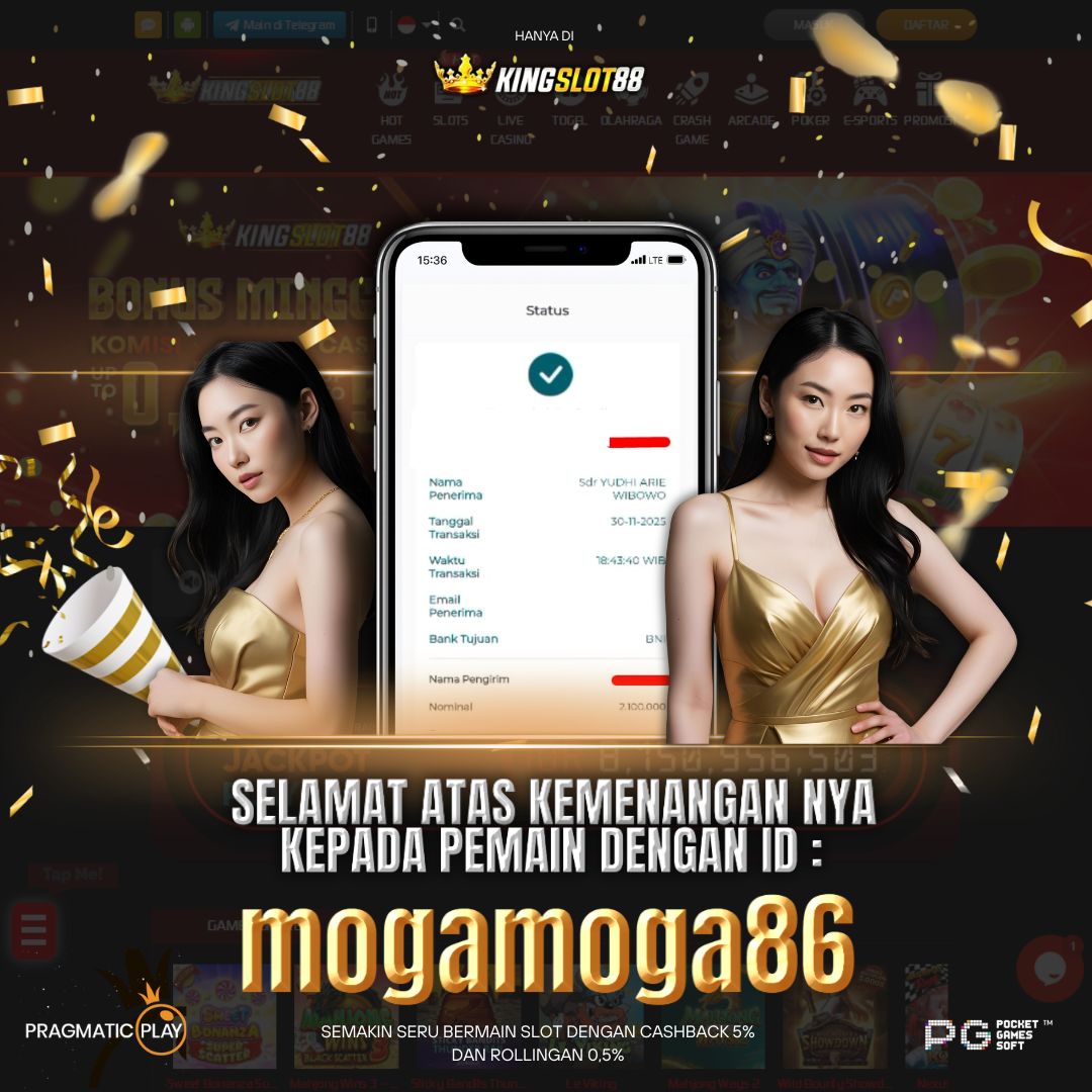 SELAMAT ATAS KEMENANGANNYA UNTUK ID :mogamoga86